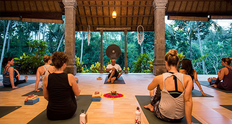 Iyan Iyaspriana leads the immensely popular Escape the World yoga retreat at Oneworld Retreats in Ubud, Bali.